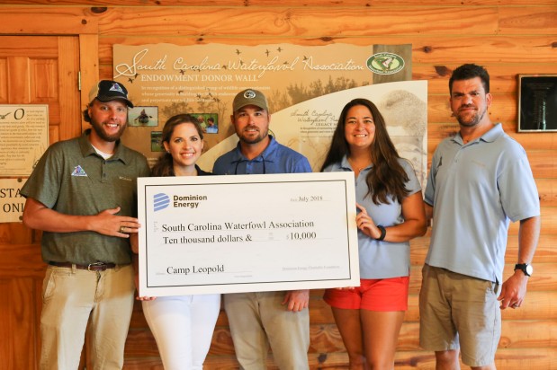 SCWA’s “Camp Leopold” receives grant from Dominion Energy
